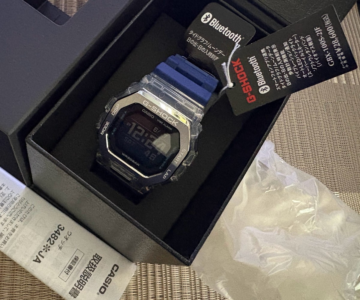 Casio G-Shock G-LIDE GBX-100S-2JF Gleaming Wave Bluetooth Digital