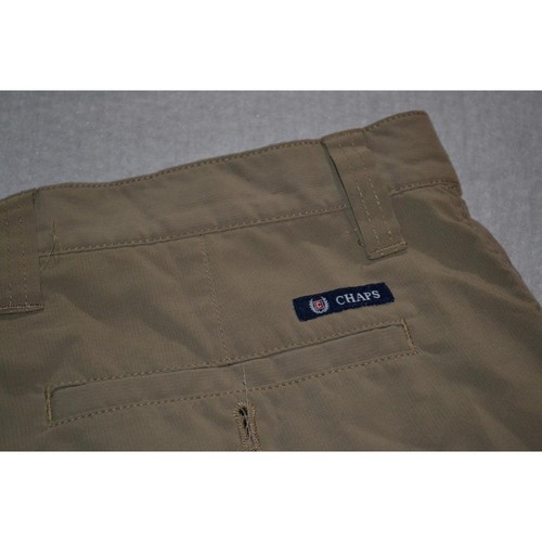 40647 Chaps Ralph Lauren Golf Cargo Shorts Casual Tan Size 30 Stretch Mens - Picture 6 of 7