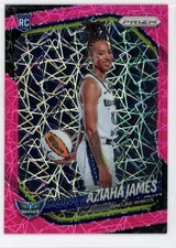 2025 Panini Prizm WNBA Variation Pink Velocity /79 Aziaha James Rookie RC 4g8