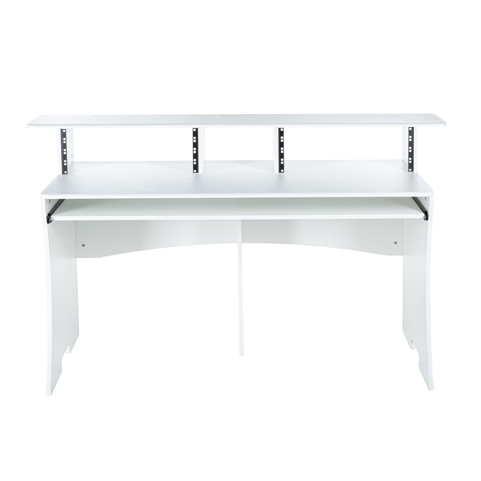 Аудиостудия Schreibtisch Wei 8 HE Стойка 19 Gerte Ausziehbare Клавиатура Монитор 32090₽