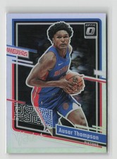 2023-24 Panini Donruss Optic AUSAR THOMPSON Holo RC The Rookies #5 Pistons