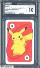 2021 Pokémon Japanese Playing Cards Pocket UNO 0 Red Pikachu CGC 10 Gem Mint