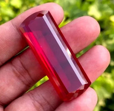 100 Ct AAA Natural Certified BURMA Pigeon Blood Red Ruby Unheated LT Gemstone