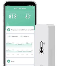 WiFi Temperature Humidity Sensor Wireless Thermometer Hygrometer Smart Home App