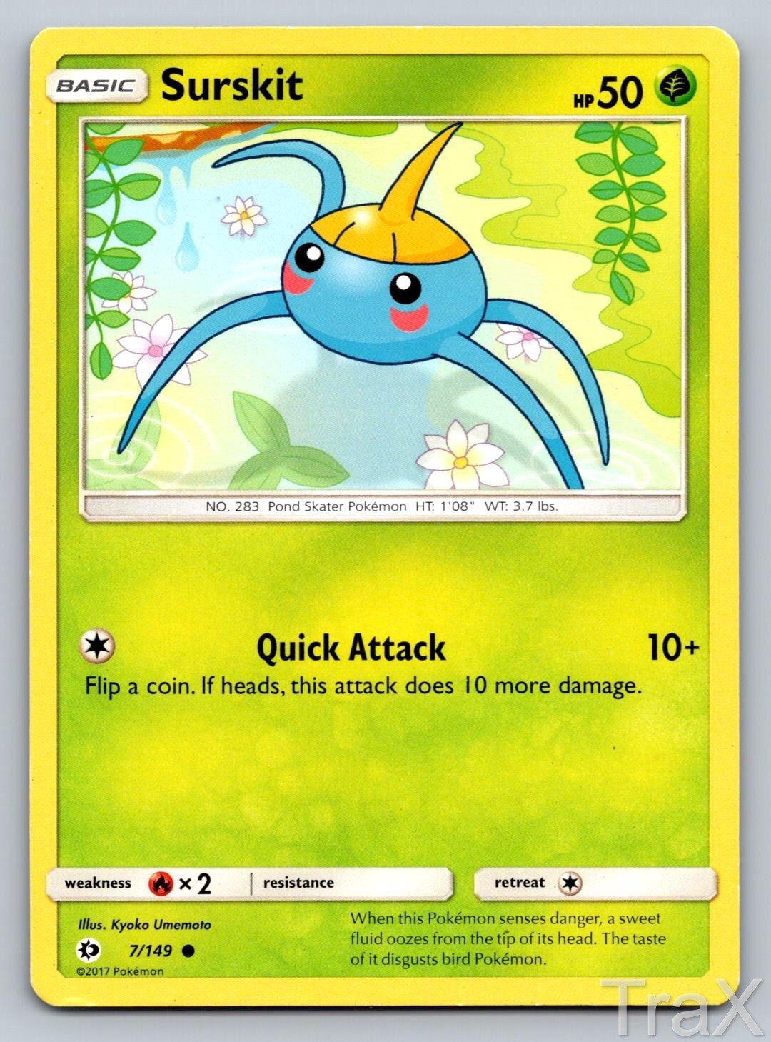Surskit 7/149 SM Base Set Pokemon MP Common
