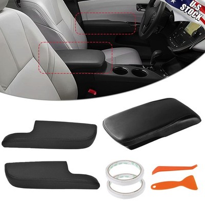 For Toyota for Avalon 13-18 Console Lid Armrest+Door Panel Cover Trim Black USA