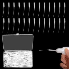 qxayxa 210 Pcs Glue Micro Tips Precision Applicator for Crafting DIY Adhesive Di 0.04 per stick
