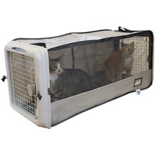 SPORT PET Large Pop Open Kennel, Portable Cat Cage Kennel, Waterproof Pet bed...