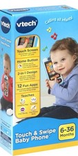 VTech Learning Touch and Swipe Baby Cell Phone Toy 6-36 Months NIB