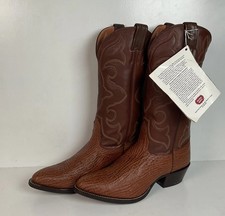 Vintage Nocona Shark Skin Cowboy Boots | USA Made | Exotic | Men’s 9 E