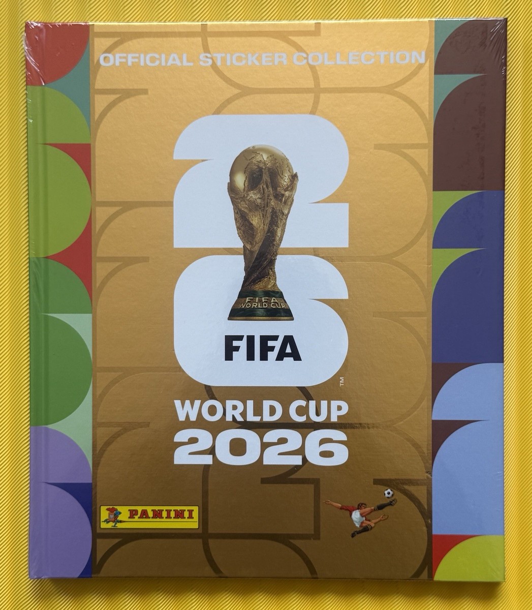 Official Panini FIFA World Cup 2026 Gold Hardback Edition Sticker