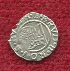 Hungary  1582 King Rudolf ,MADONNA & CHILD  ,denar original silver coin,VF++