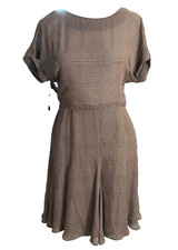Vintage Linda Allard Ellen Tracy 100 Silk Dress Sz 4 Old Money 70s Retro Mod