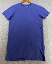 Madewell Blue Front Pocket T-Shirt Dress Women’s Size Small Cotton