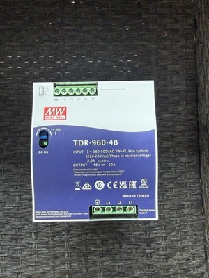 MEAN WELL TDR-960-48 Hutschienen-Netzteil (DIN-Rail) 48 V/DC 20 A 960 W