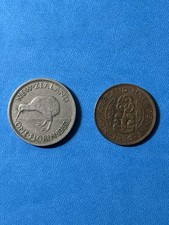 New Zealand - George Vl 1950 Florin and Half Penny
