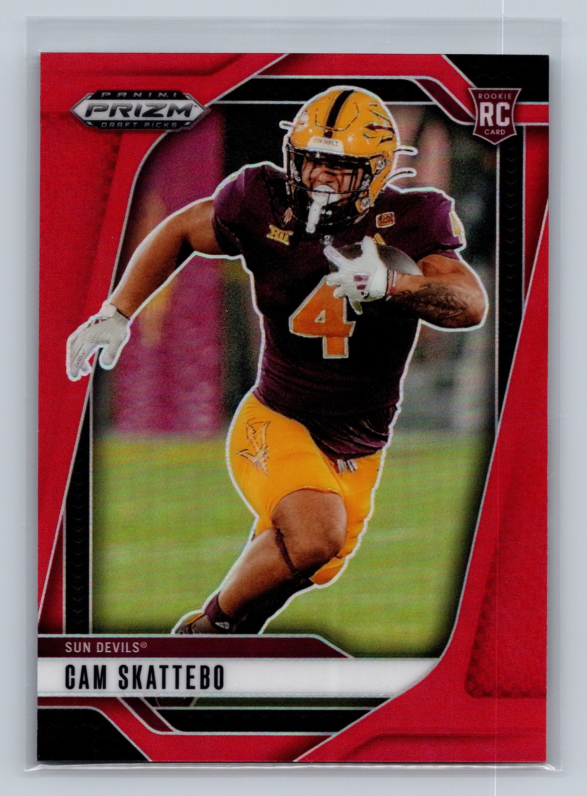 2025 PRIZM DRAFT PICKS #9 CAM SKATTEBO RED/399 RC