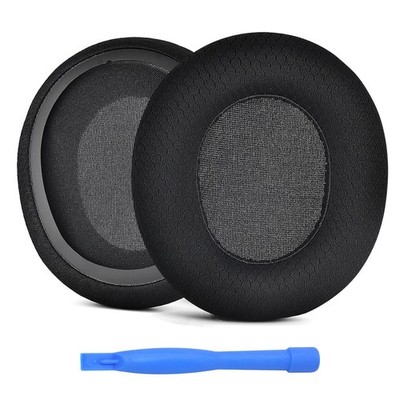 Ear Pads Replacement for SteelSeries Arctis 1/3 / 5/7 / 9 Mesh Fabric, Black 