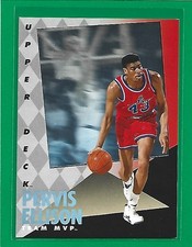 1992-93 Upper Deck MVP Holograms - Pervis Ellison #27 Washington Bullets 