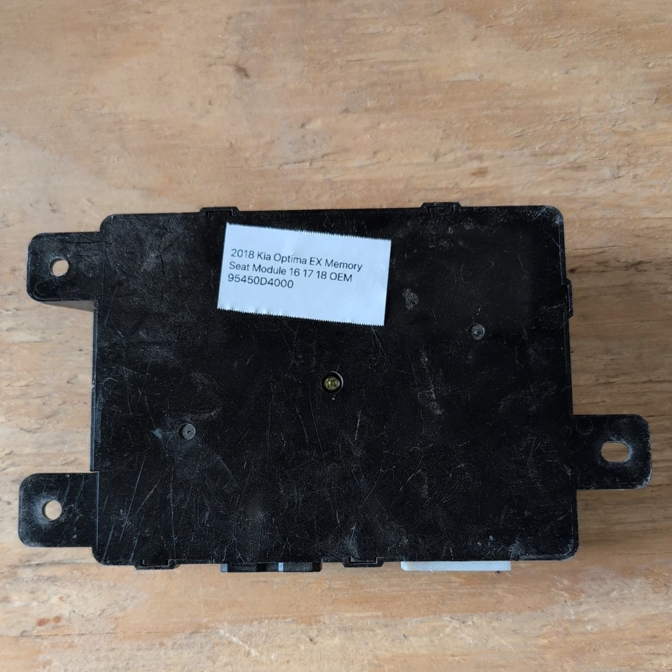 KIA OPTIMA LH 2017 módulo de asiento eléctrico con memoria id 95450-D4000 usado OEM Foto 2 de 4