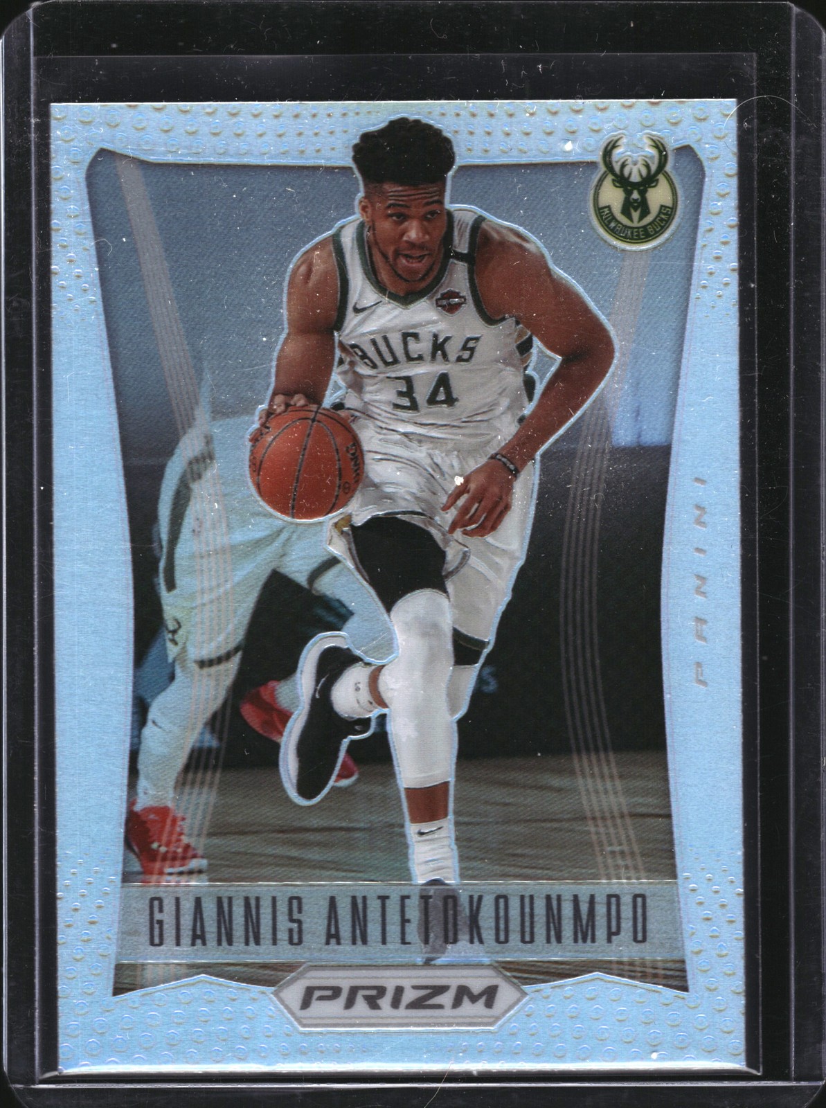 2020-21 Panini Prizm #15 Giannis Antetokounmpo Prizm Flashback Prizms Silver