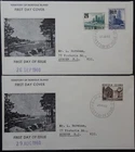 Australia Norfolk island first day cover pair SG 37-39