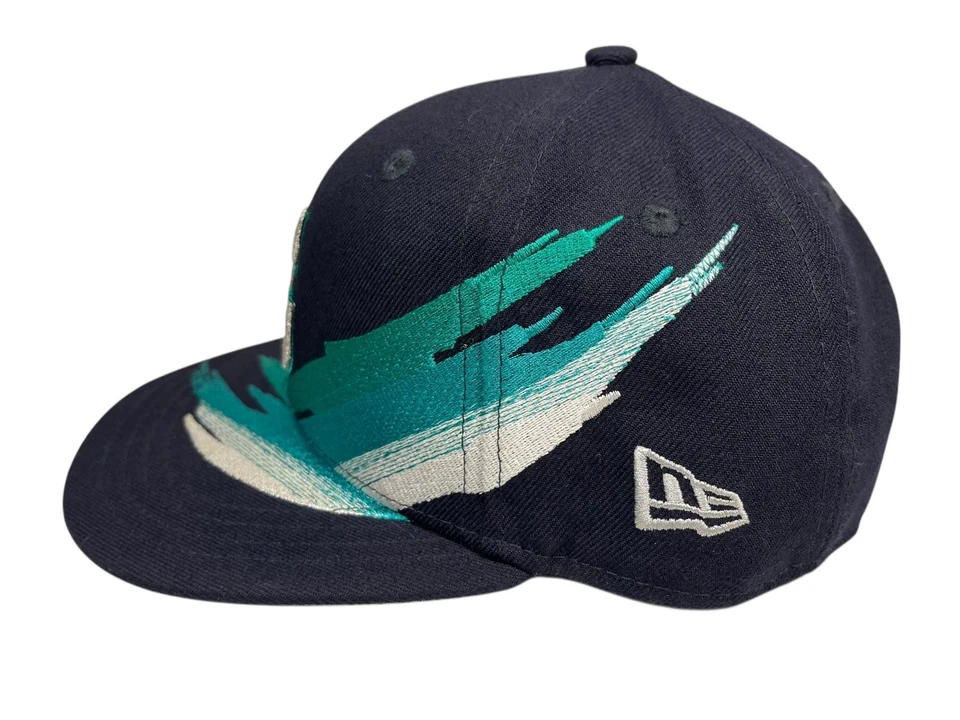 SEATTLE MARINERS New Era Teal/Blue MLB BASEBALL SNAPBACK Kid Team Fan YOUTH CAP - Image 3 of 4