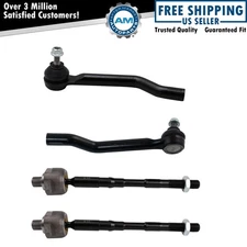 Inner and Outer Tie Rod Set For 2014-2020 Nissan Rogue 2017-2022 Rogue Sport