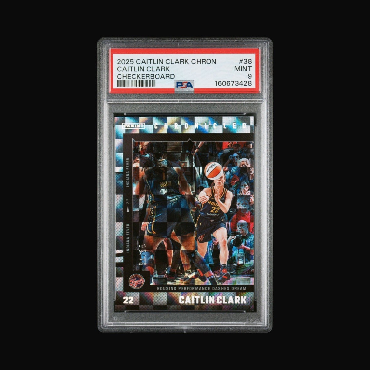 2025 Caitlin Clark Chronicles Checkerboard /25 PSA 9