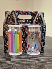 Wheel of Fortune Dragon Glassware 2pc Glass Set 16oz New in Box HTF