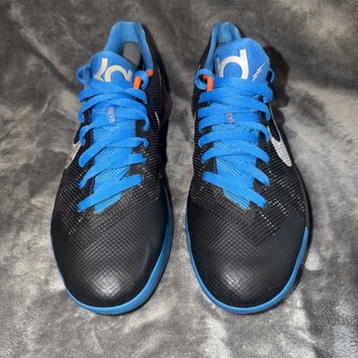 Nike KD Trey 5 653657-004 Black Silver Blue 2014 Shoes Kevin Durant Men Sz 10.5 