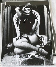 ​📸 Photographie originale signée - Irina Ionesco - Tirage Noir & Blanc 30x40 Cm
