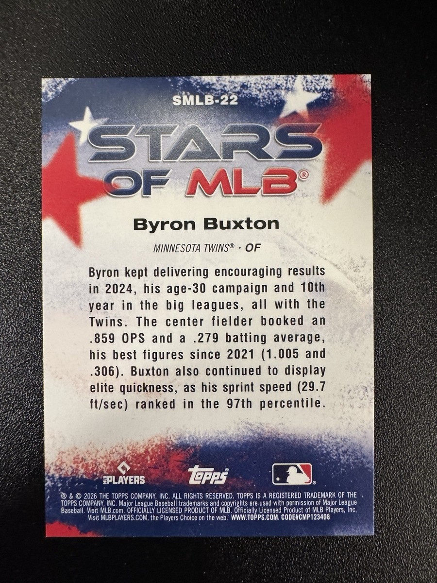 2026 Topps #SMLB-22 Byron Buxton Stars of the MLB | eBay