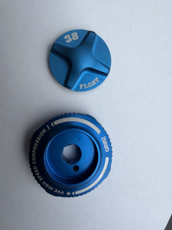 Fox 38 Float Top Cap and dial adjuster