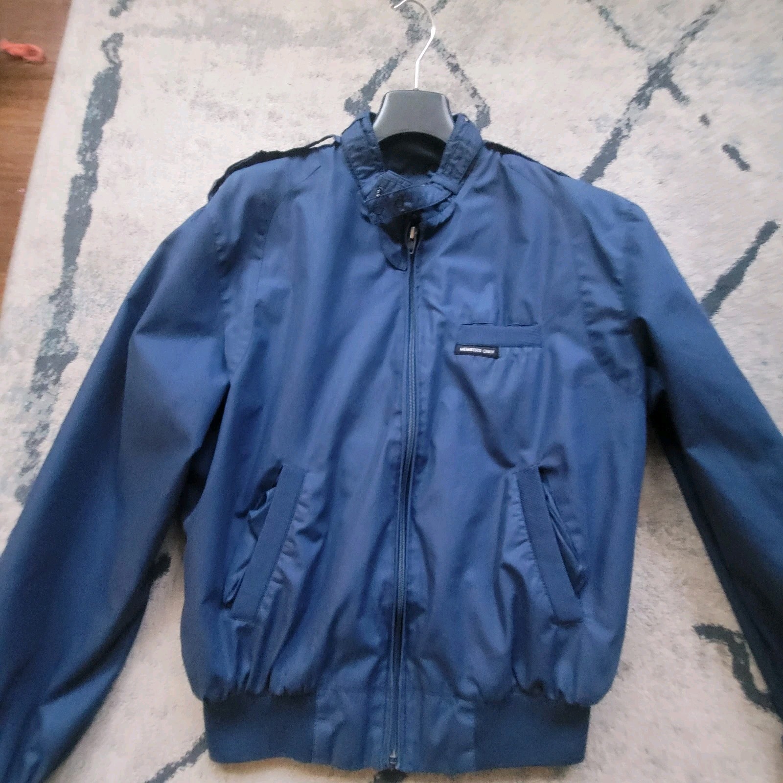 Members Only Classic Iconic Racer Jacket Navy Blue Men’s 38 Bomber Jacket