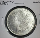 1885 O Morgan Silver Dollar, AU/ UNC!!! LOOK! New Orleans Mint 90% Silver Coin