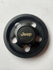 Jeep Wrangler Yj 1987-1995 Tj 1997-2006 Oem Black Center Cap Steel Wheel 15
