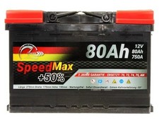 BATTERIA AUTO SPEED MAX L3 80 Ah 750A EN = FIAMM 80Ah BOSC 74 DX+ PRONTA ALL'USO