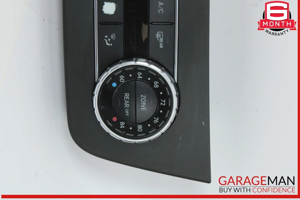 Interruptor de control climático calentador aire acondicionado delantero Mercedes X166 GL450 4MATIC 12-19 OEM Foto 3 de 4