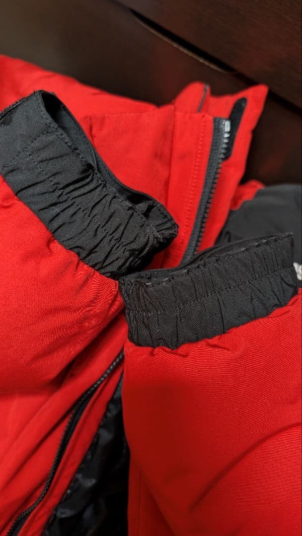 SCHOTT BROS. Down Jacket Red Black - image 5