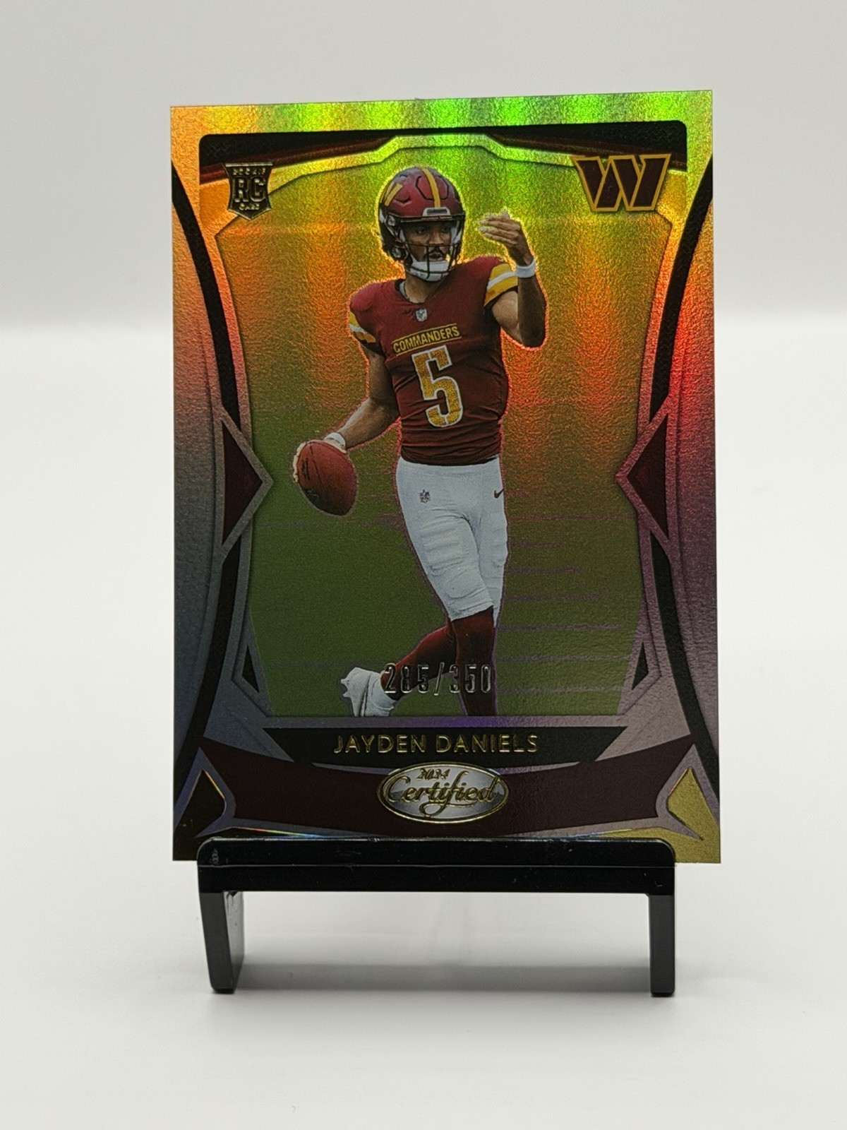 2024 Panini Certified - Rookies Jayden Daniels #102 Mirror /350 (RC) Commanders