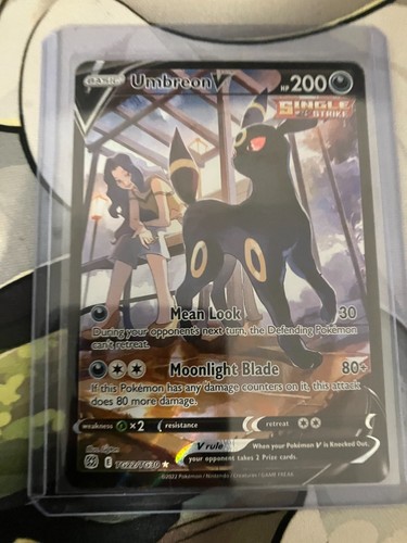 Umbreon V TG22/TG30 Swsh09: Brilliant Stars Trainer Gallery Holo