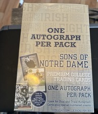4-box Lot TK Legacy Notre Dame Football Factory Sealed Box - 8 Autograph Per Box