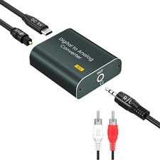 Digital zu Analog Audio Converter 192kHz DAC Wandler Digital Optical zu Analog