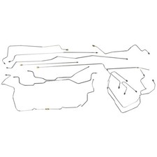 1995-99 GMC Chevy K1500 Extended Cab Shortbed Brake Line Kit Stainless Steel