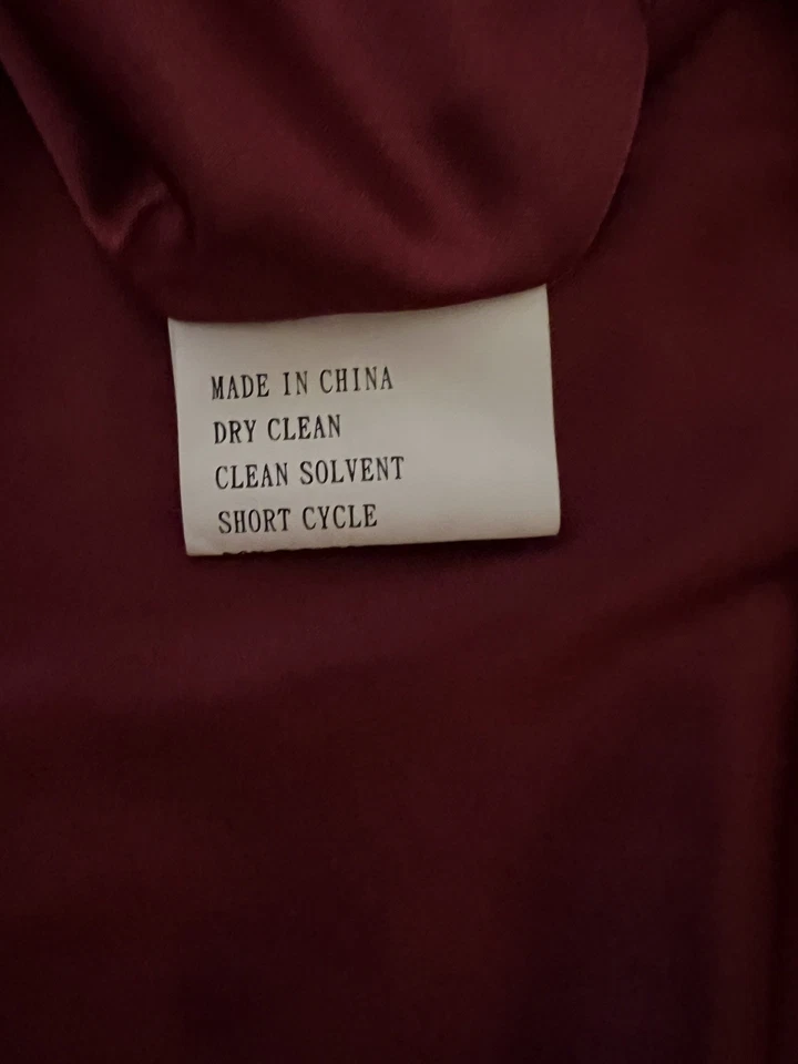 Maxi Vestido de Terciopelo Revelry Para Mujer 20 Borgoña Vino Tinto Dama de honor Vestido Formal Foto 2 de 4