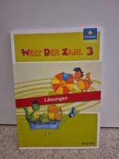 Welt Der Zahl 3 LÖSUNGEN ZUM SCHULBUCH 3.KLASSE GRUNDSCHULE BAYERN