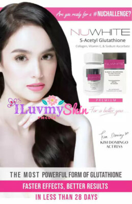 s acetyl glutathione skin lightening NUWHITE S-Acetyl Whitening Glutathione 500mg (30 capsules)