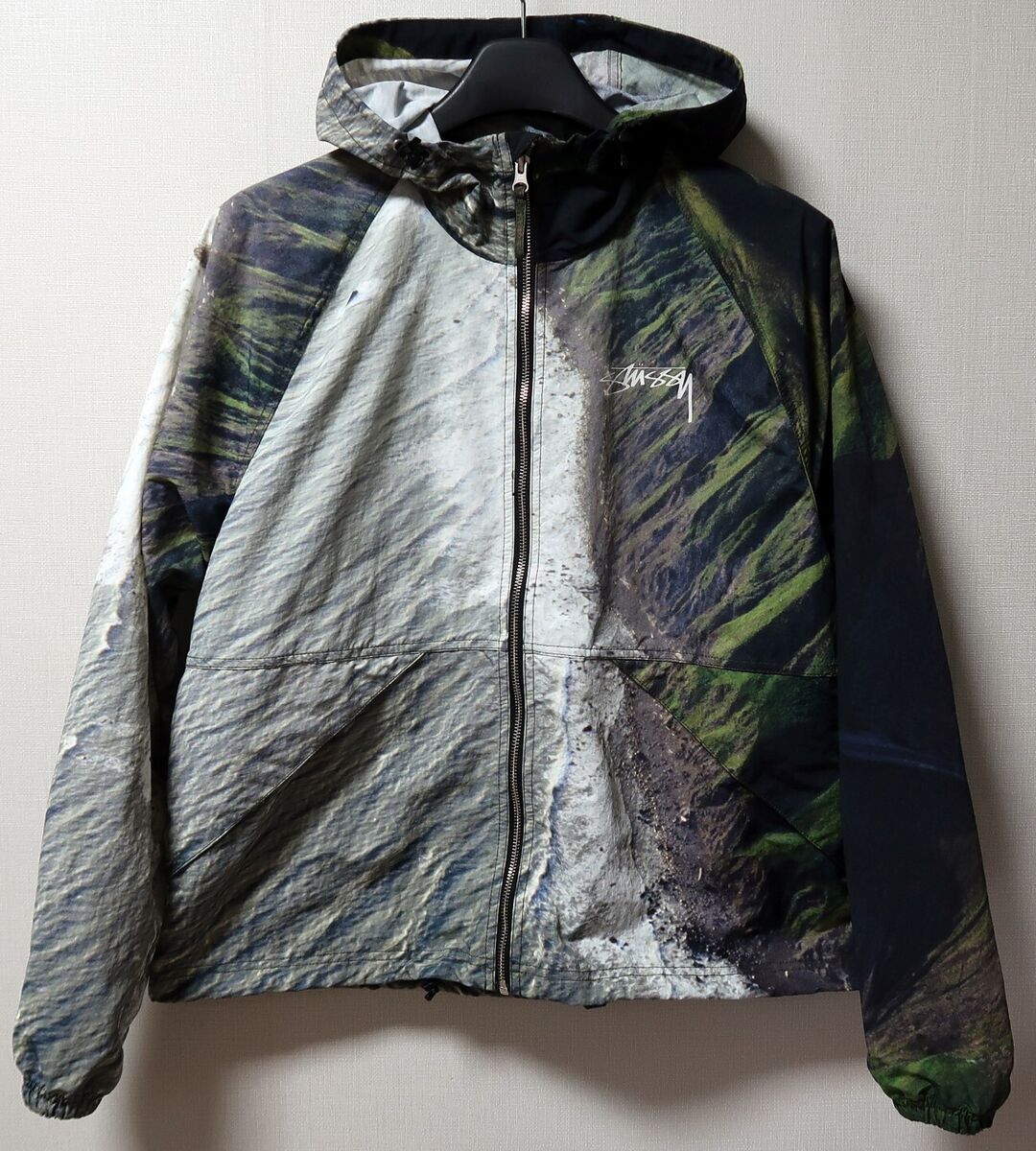 stussy coastline beach shell jacket size small | eBay