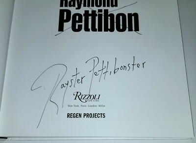 絶版　Raymond Pettibon Rizzoli RAYMOND PETTIBON 1of1 SIGNED WAVE DRAWING RIZZOLI PRINT HC